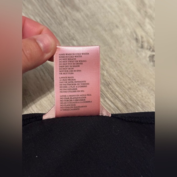 NEW Vintage 2000s Juicy Couture Beach Royalty Black Halter Swimdress Size M RARE - Picture 7 of 7